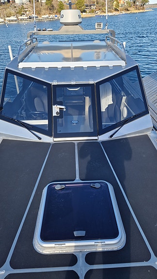 Anytec 868 CAB med ruff och specialbyggt tak, Mercury Verado 350 XL White JPO 6 of 12
