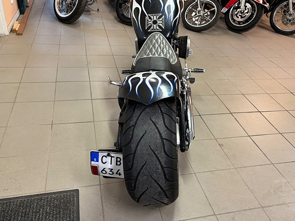 Harley-Davidson Flamed Custom Trevligt bygge / Levereas Nybesiktad 5 of 11