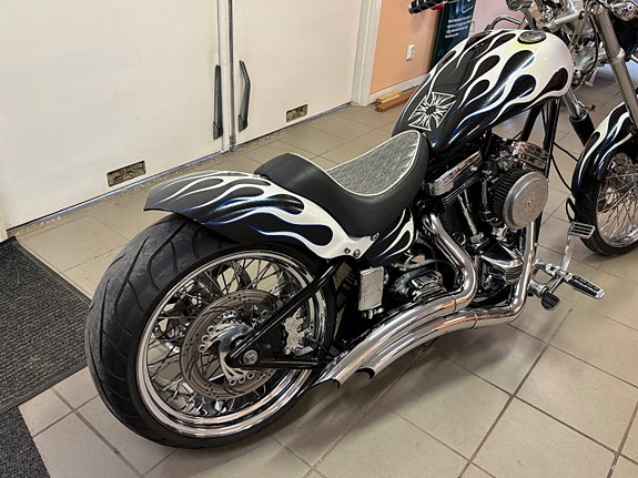Harley-Davidson Flamed Custom Trevligt bygge / Levereas Nybesiktad 4 of 11