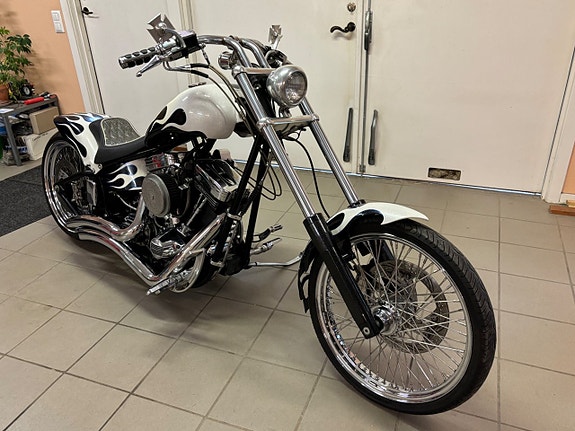 Harley-Davidson Flamed Custom Trevligt bygge / Levereas Nybesiktad 2 of 11