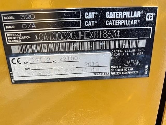 CAT 320 6 of 10