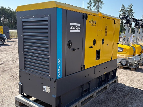 Ny Atlas Copco QAS+ 120 Generator 2 of 4