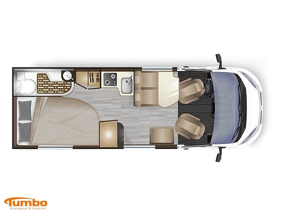 Dreamer D62 SELECT Dubbelbädd 140hk Automat 3500kg Dieselpanna 20 of 21
