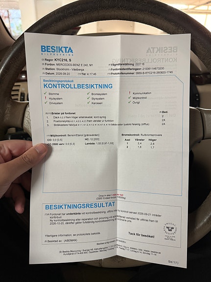 Mercedes-Benz E240 9 of 9
