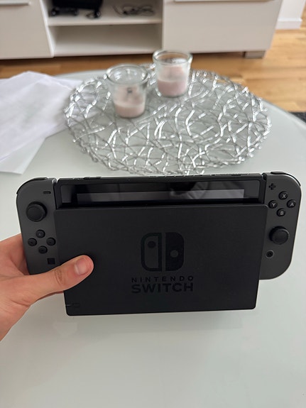 Nintendo Switch spelkonsol grå image 4