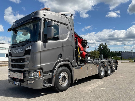 Scania R500 Kranväxlare Stor Kran + Jibb 5 of 5