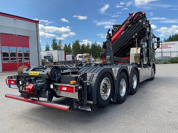 Scania R500 Kranväxlare Stor Kran + Jibb 3 of 5