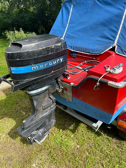 Selco med 40hk motor samt 30 trailer 3 of 3
