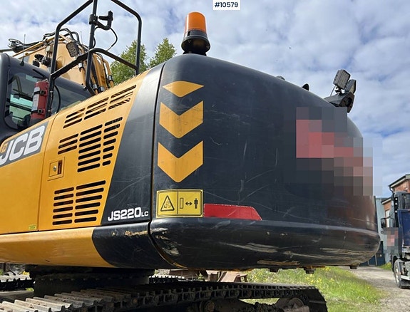JCB JS220 Grävmaskin med  L-5 Grävsystem Komplett 2 of 4