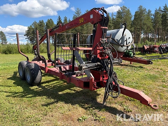 Skogsvagn med kran Patruna 50 5 of 5