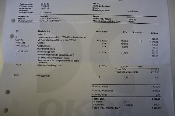 Toyota Avensis 18 of 22