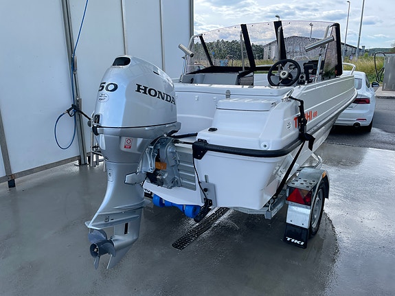 Terhi 480TC i nyskick. Honda BF50, Tiki 80-trailer, Garmin 72, Kapell m.m. 5 of 5