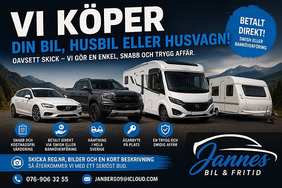 Sälja Husbilen? Prova här först