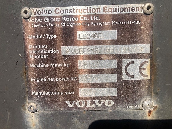 Volvo EC 240 C L 9 of 11