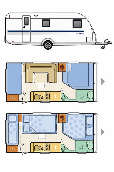 Adria ADORA 563 TK, barnkammare 15 of 15