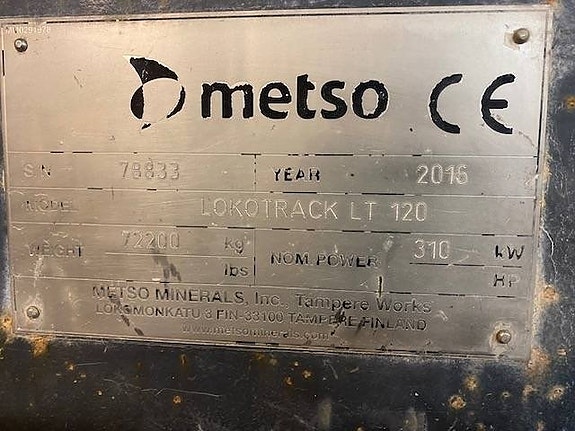 Metso Lokotrack LT120E   Diesel and electric 3 of 5