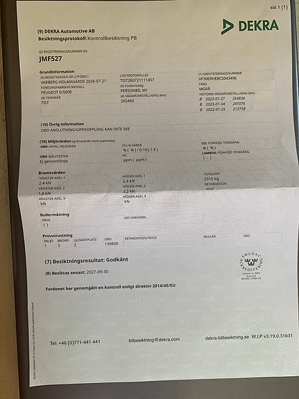 Peugeot 5008 5 of 5