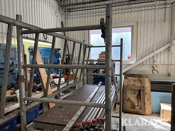 Aluställningar Krause med plattform - 2 st 2 of 5