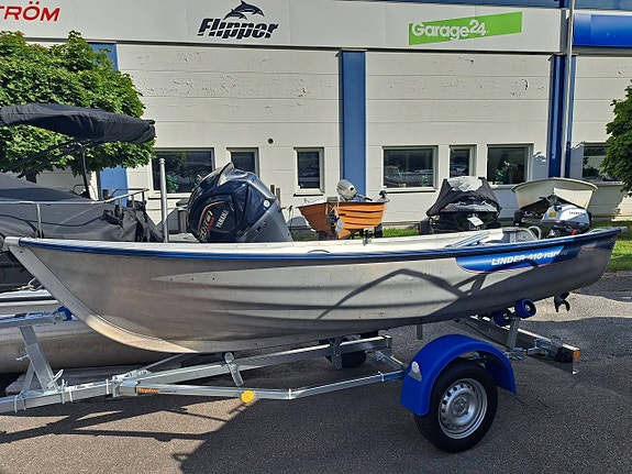 Linder Fishing 410 + Honda 2.3hk (2013)