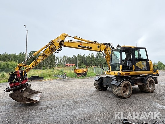 Grävmaskin Komatsu PW 140-7