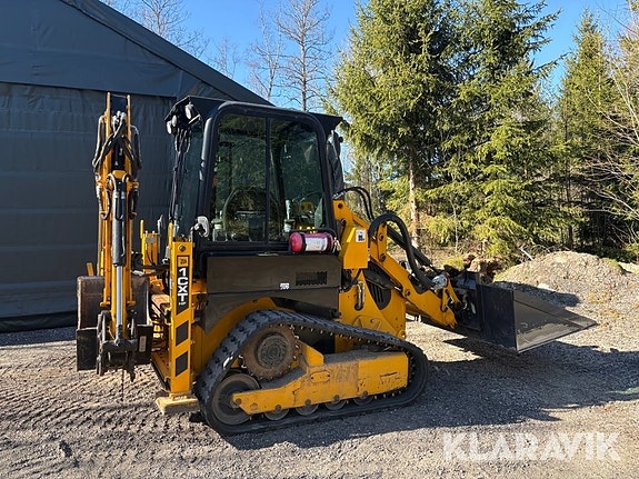 Bandburen grävlastare JCB 1CXT HFEC med redsk