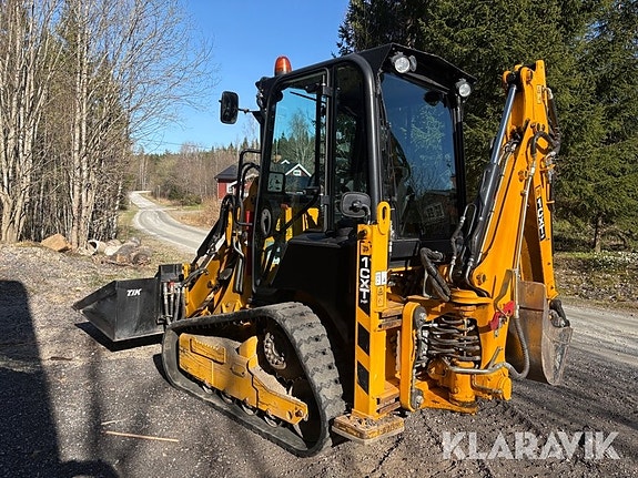 Bandburen grävlastare JCB 1CXT HFEC med redsk 4 of 5