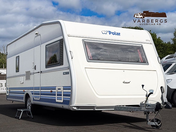 Polar 560 CTH *Helårsvagn med ALDE* 1390kg U-soffa & Franskbädd *LF Fritidslån* Inbyten välkomnas
