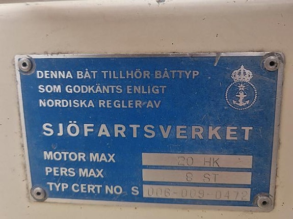 Klassisk Örnvik 580 med ny utombordare till salu! 3 of 5