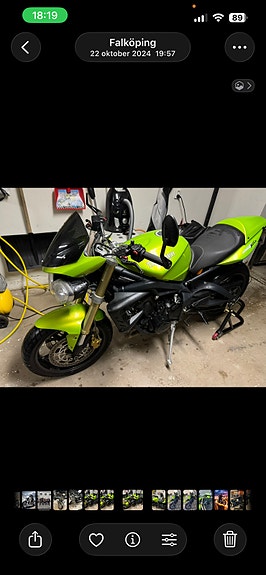 Triumph Street triple 5 of 7