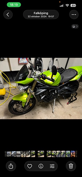 Triumph Street triple 6 of 7