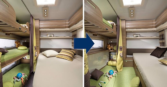 Adria Adora 593 UK 3 Våningssäng, AC, 2x Förtält jubileum 9 of 15