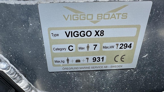 Viggo X8 med Mercury 400R 2018 med endast 80 timmar 11 of 11