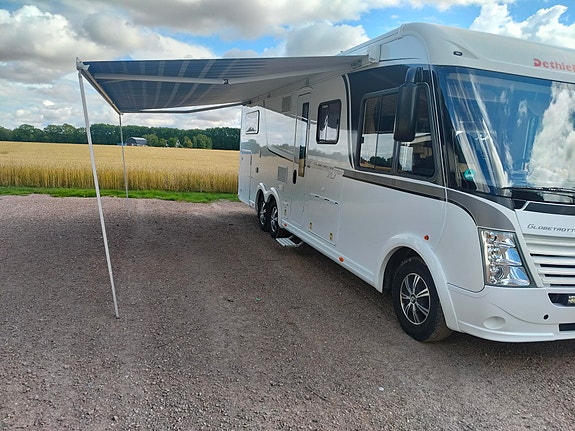 Dethleffs 7850 XL-I Hydr stödben Alde Långbäddar 4 of 15