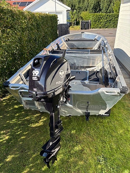 Kimple 440 Adventure + Tohatsu MFS 9.9 EPL Sports Thrust inkTiki trailer - 2021 2 of 4