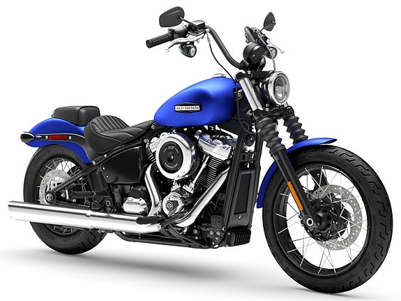 Harley-Davidson Street Bob 117 / Finns i butik Aurora Blue Denim Metallic 3 of 5