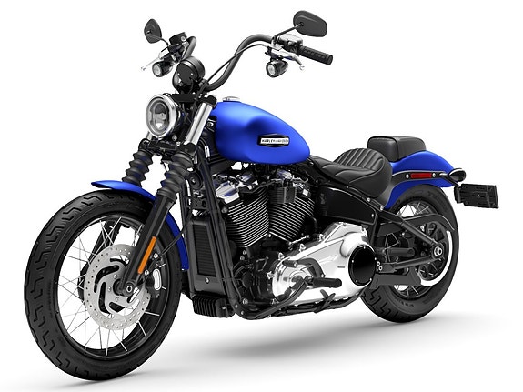 Harley-Davidson Street Bob 117 / Finns i butik Aurora Blue Denim Metallic 4 of 5