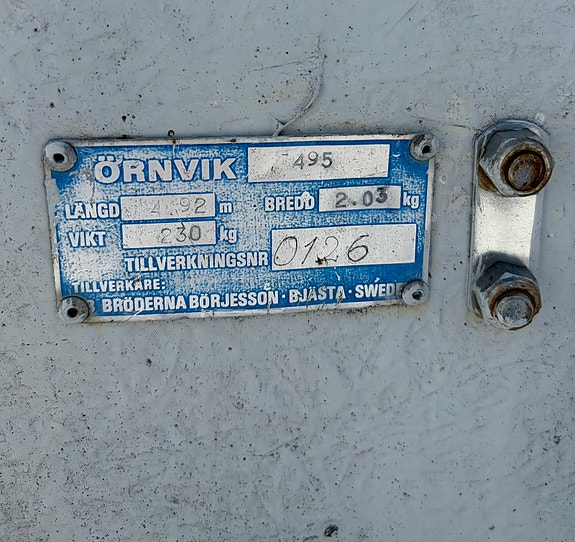 Örnvik plastbåt med sparsamt använd Honda 20 hk 3 of 3