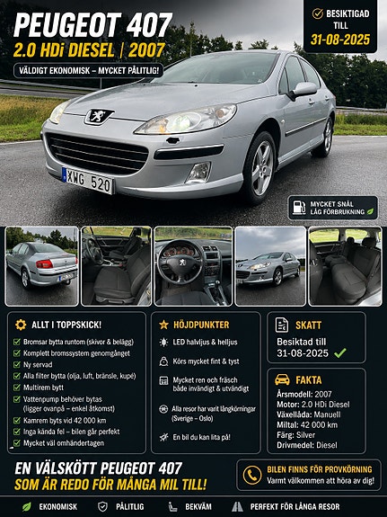 Peugeot 407 3 of 5