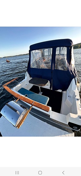 Bayliner 2455  + nyare kapell + dubbeaxlad trailer 6 of 11