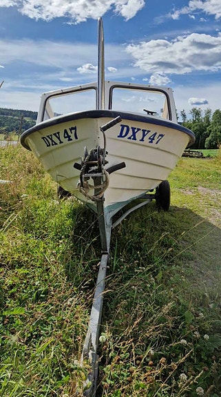 Askeladden 14-2210 med trailer och motor 3 of 7