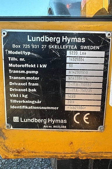 Lundberg 5220, Endast 5304 Timmar 21 of 24
