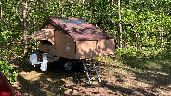 Övriga Taktält outdoordays  Safari pro m på easyline släpvagn 2 of 3