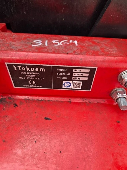Tokvam Ilsbo H130L S45 fäste 3 of 3