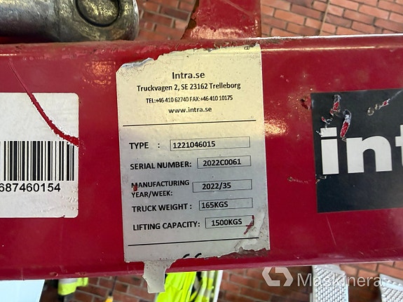 Krangaffel CY15, 1500 kg 12 of 12