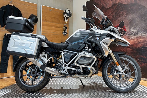 BMW R 1250 GS |Lågt chassi|Låg sadel|Alla paket|Motorbågar|Nyservad|