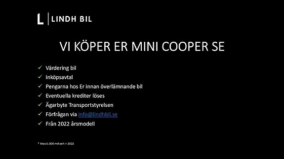 MINI Cooper SE