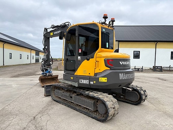 Volvo ECR88D Pro grävmaskin, rototilt med grip 4 of 7