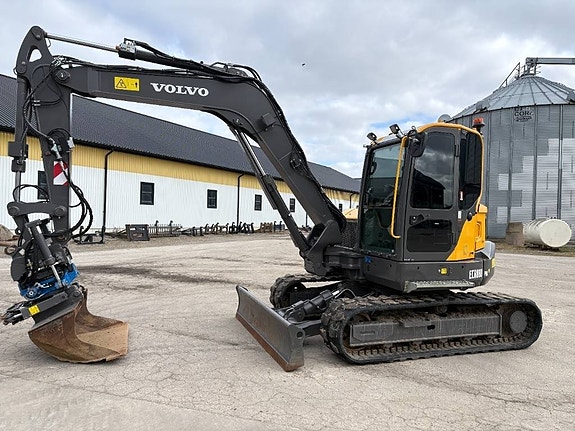 Volvo ECR88D Pro grävmaskin, rototilt med grip 7 of 7