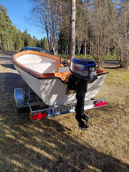 Ideal 520, 30 hp. EVINRUDE, 80-VAGN 3 of 5