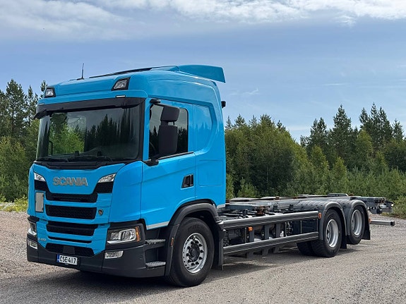 Scania G410 CNG 6x2 med stora tankar!